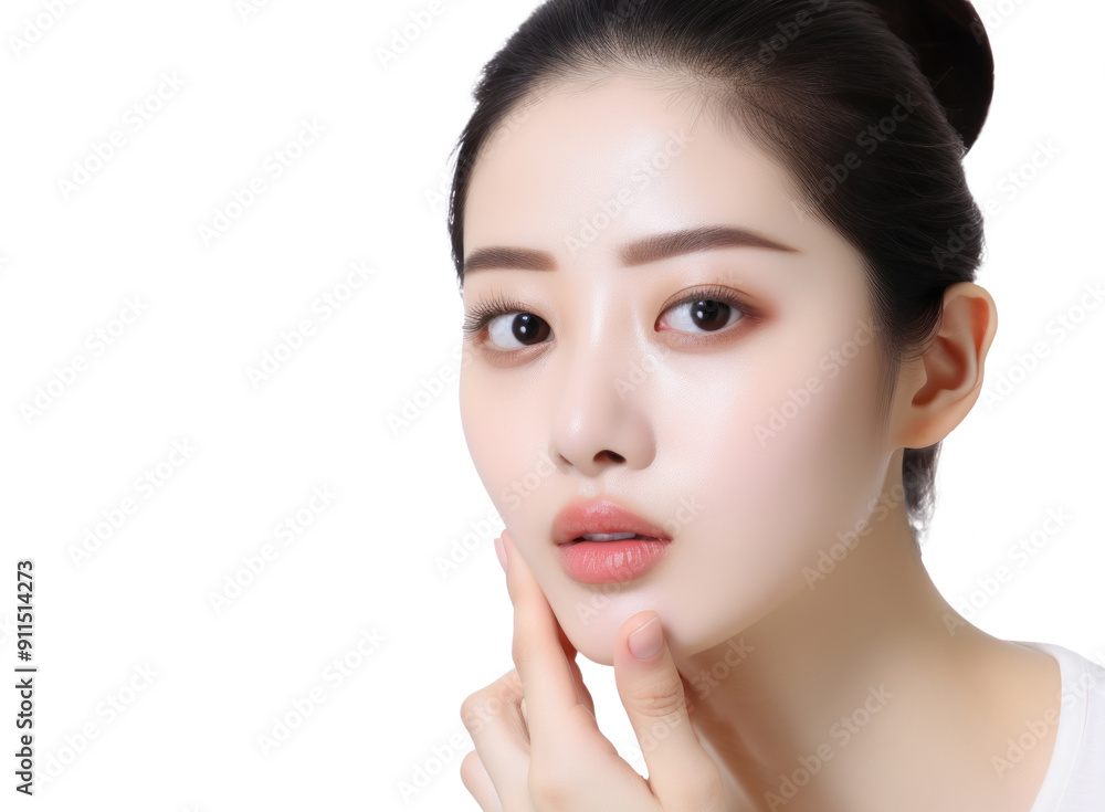 The Asian model with flawless skin expresses grace and style, ideal for fashion and beauty projects The Asian model with flawless skin expresses grace and style, ideal for fashion and beauty projects
