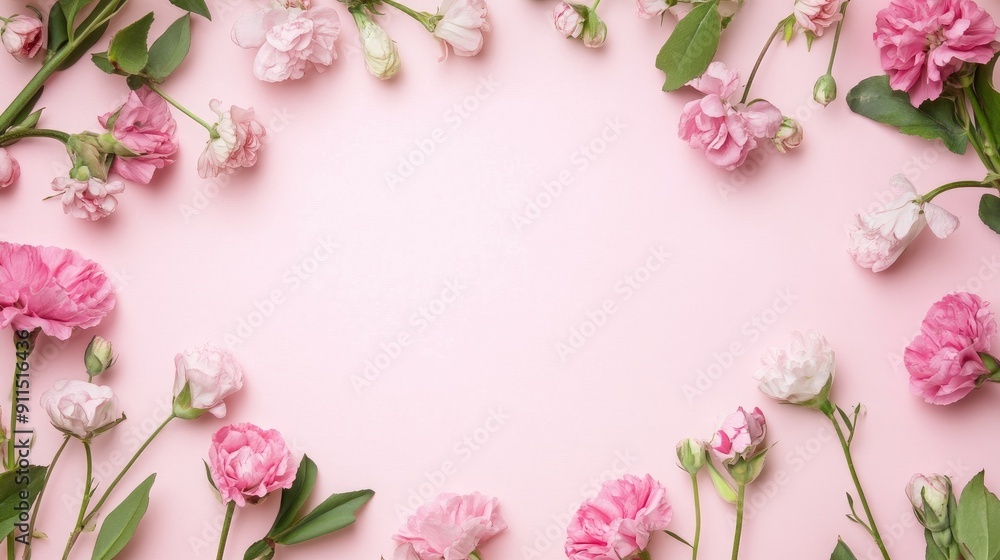 Flower wedding frame, botanical background Flower wedding frame, botanical background