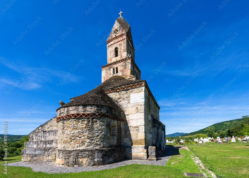 The Densuș Church or St Nicholas' Church in Hunedoara County, the oldest orthodox stone church in Romania from 14th century The Densuș Church or St Nicholas' Church in Hunedoara County, the oldest orthodox stone church in Romania from 14th century
