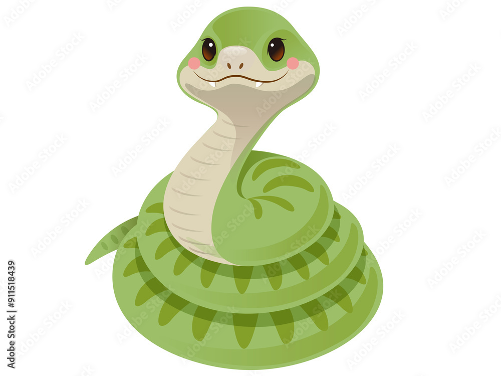 Fototapeta premium 蛇・干支イラスト2