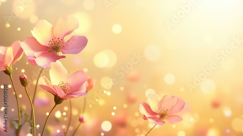 beauty flower blooming, nature background