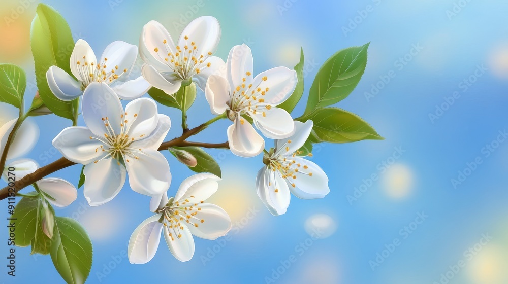 Obraz premium beauty flower blooming, nature background