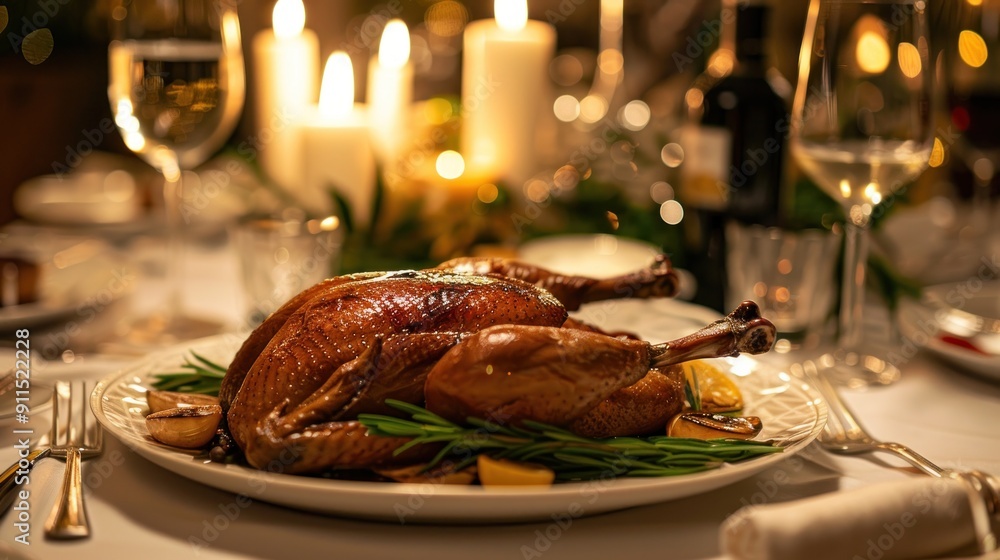 Roasted Chicken Dinner with Rosemary and Lemon Roasted Chicken Dinner with Rosemary and Lemon