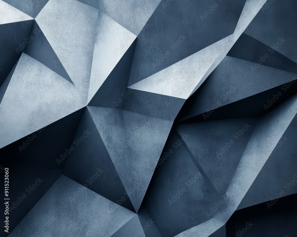 Abstract Geometric 3D Background with Layered Triangular Structures and Shadows. Abstract Geometric 3D Background with Layered Triangular Structures and Shadows.