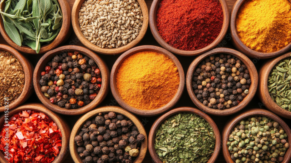 Spices and herbs add flavor to food. They're also good for your body and easy to find. Spices and herbs add flavor to food. They're also good for your body and easy to find.