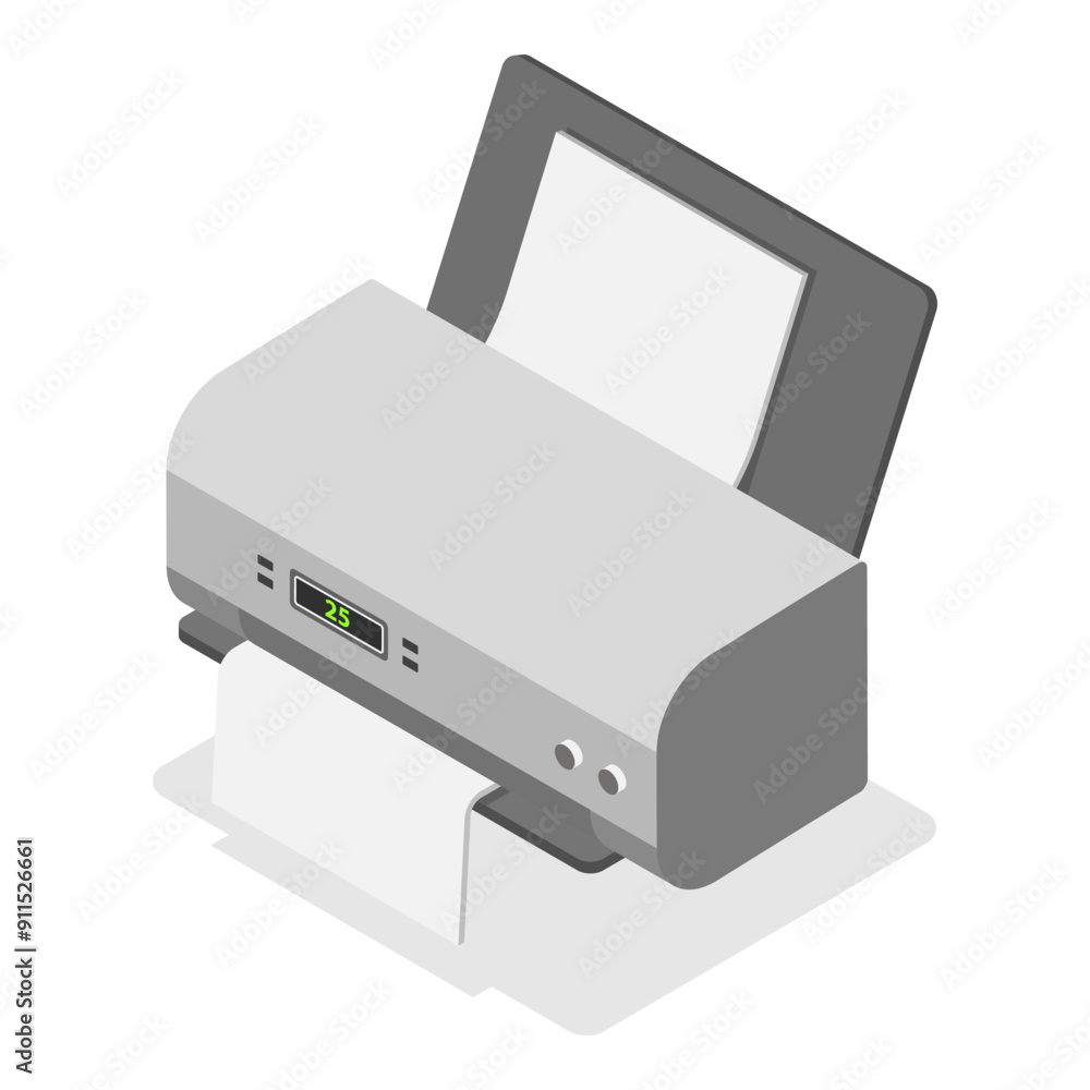 3D Isometric Flat Vector Set of Items For Printing , T-shirt Printing Specialized Equipment. Item 4 3D Isometric Flat Vector Set of Items For Printing , T-shirt Printing Specialized Equipment. Item 4