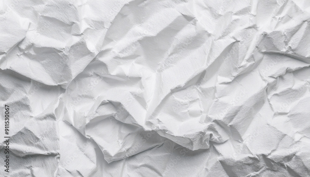 Crumpled White Paper Texture Background for Design and Art Projects
Crumpled White Paper Texture Background for Design and Art Projects