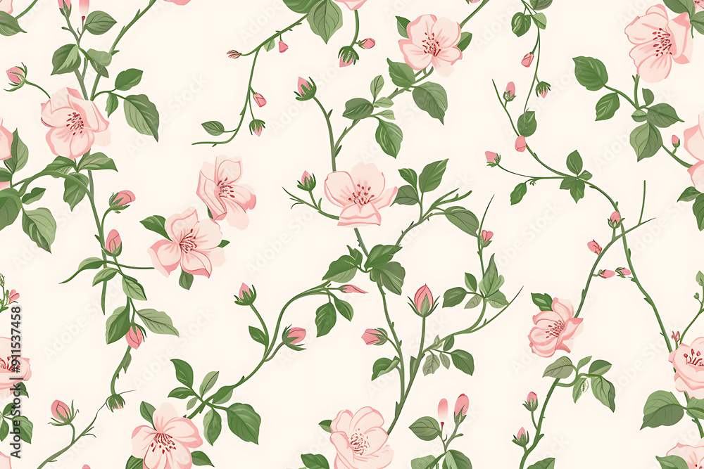 Delicate pink flowers and green leaves on a white background, perfect for spring and floral designs.
Delicate pink flowers and green leaves on a white background, perfect for spring and floral designs.