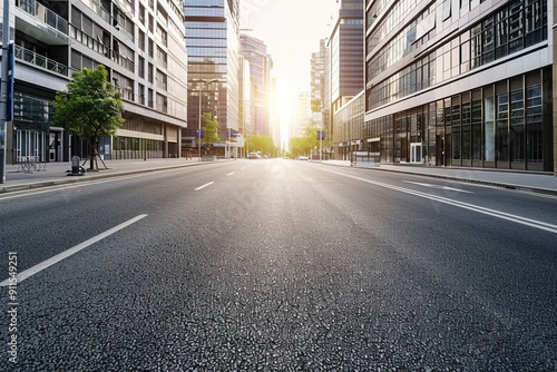 Urban Cityscape Background With Modern Skyline in Metropolitan Environment