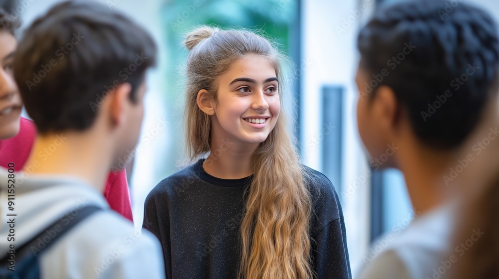 First year students engaging in ice-breakers and getting to know each other in school --ar 16:9 --v 6.1 Job ID: cfd2bfba-9c7e-44b9-a72e-bdae6178ef56 First year students engaging in ice-breakers and getting to know each other in school --ar 16:9 --v 6.1 Job ID: cfd2bfba-9c7e-44b9-a72e-bdae6178ef56
