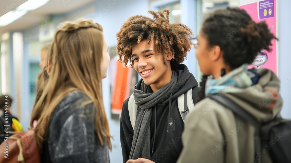First year students engaging in ice-breakers and getting to know each other in school --ar 16:9 --v 6 Job ID: e412128e-f458-437f-a68e-78793e0bfbe1 First year students engaging in ice-breakers and getting to know each other in school --ar 16:9 --v 6 Job ID: e412128e-f458-437f-a68e-78793e0bfbe1