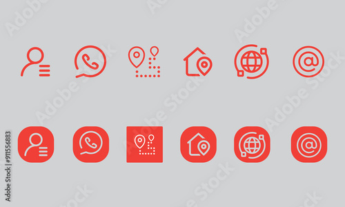 Creative Data Information Icon Sheet Design 