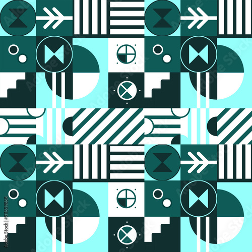 Flat poster illustration with colorful theme 