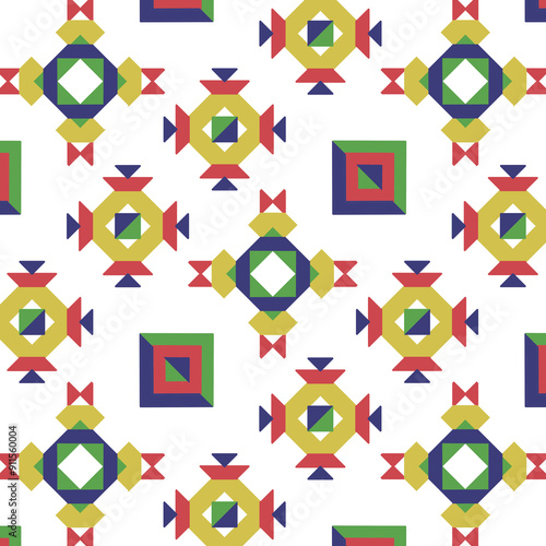 Flat poster illustration with colorful theme 
