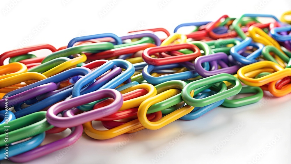 A Vibrant Tapestry of Interconnected Paper Chains Generative AI A Vibrant Tapestry of Interconnected Paper Chains Generative AI