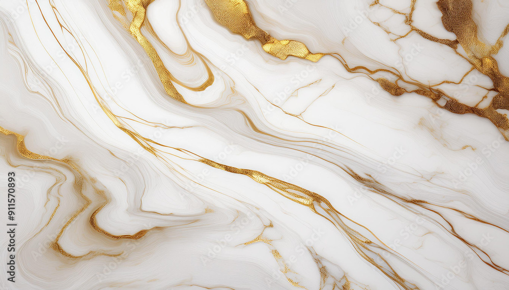 Luxurious White Marble with Intricate Gold Veins. Textured Background with Metallic Accents in an Elegant, Modern Design for Premium Interiors and Artistic Decor Luxurious White Marble with Intricate Gold Veins. Textured Background with Metallic Accents in an Elegant, Modern Design for Premium Interiors and Artistic Decor