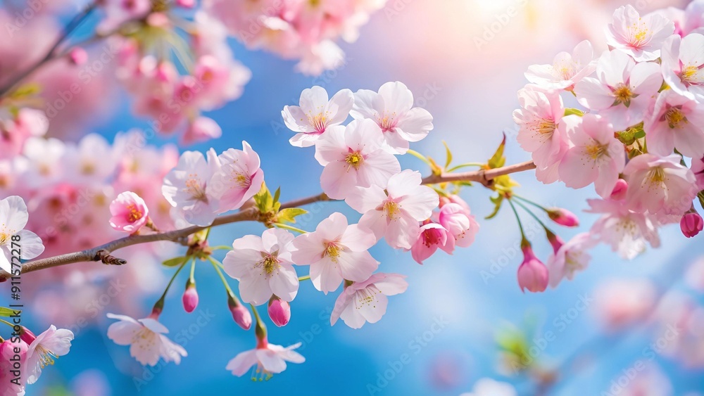 A Gentle Breeze Through the Cherry Blossoms AI generated A Gentle Breeze Through the Cherry Blossoms AI generated