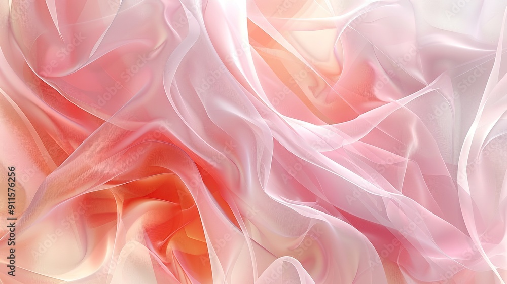 Soft Pastel Fabric Draped Elegantly in Natural Light With Fluid Movement and Gentle Colors Soft Pastel Fabric Draped Elegantly in Natural Light With Fluid Movement and Gentle Colors