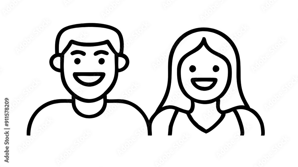 Romantic Couple Watching Sunrise at the Sea – Vector Illustration of Woman, Man, and Family in Flat Cartoon Style, generative ai Romantic Couple Watching Sunrise at the Sea – Vector Illustration of Woman, Man, and Family in Flat Cartoon Style, generative ai