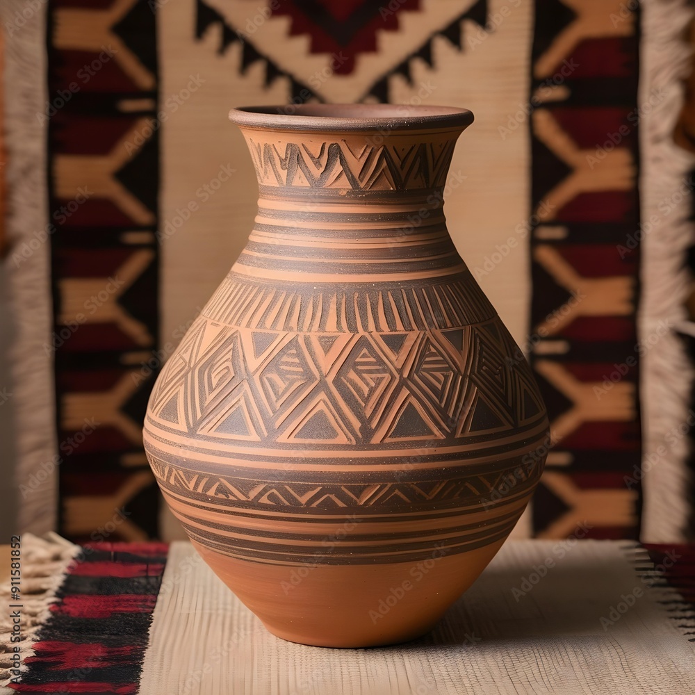 Terracotta vase with indigenous pattern, Antique vase with indigenous pattern, Terracotta vase with indigenous pattern.
Terracotta vase with indigenous pattern, Antique vase with indigenous pattern, Terracotta vase with indigenous pattern.