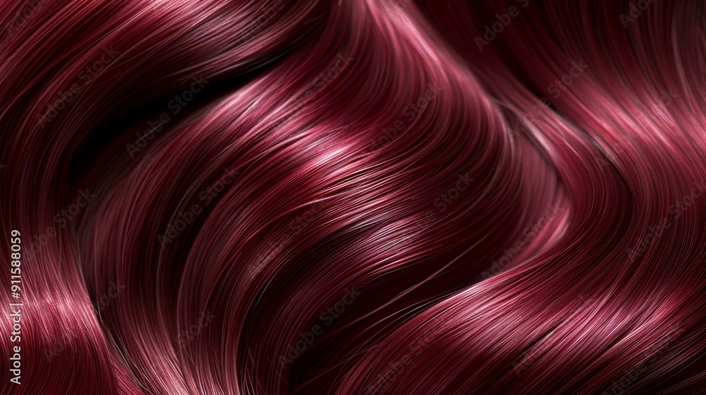 In Focus: Vibrant Burgundy Cherry Red Hair at a Salon In Focus: Vibrant Burgundy Cherry Red Hair at a Salon