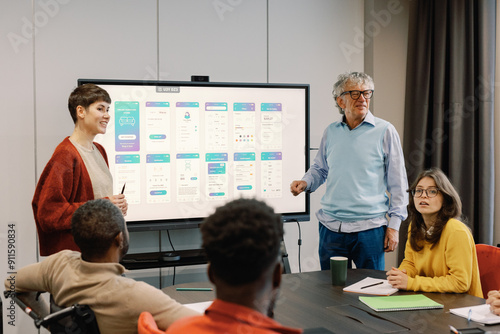 Engaged presentation collaborative work environment