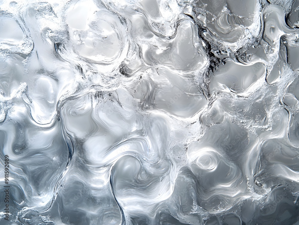 a abstract background of a water with some bubbles
