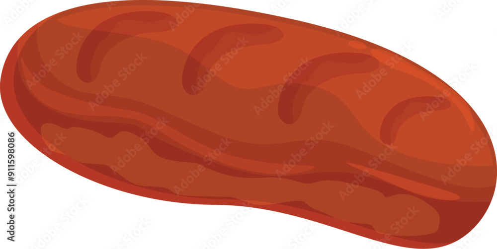 Grilled sausage showing delicious juicy meat inside Grilled sausage showing delicious juicy meat inside