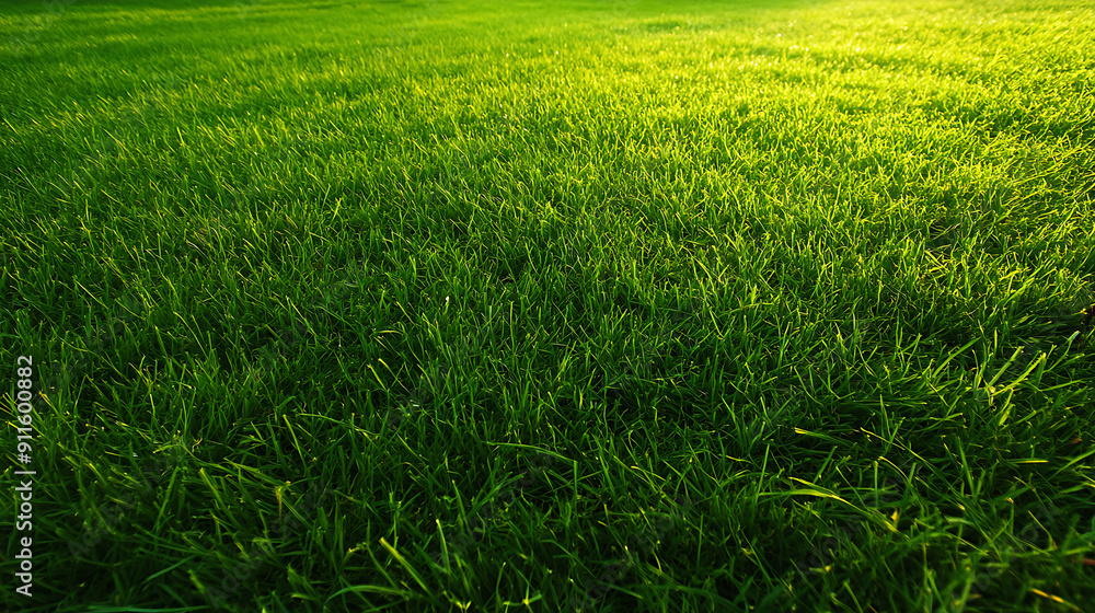 Fototapeta premium Green Grassy Field