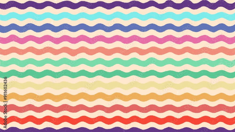 Colorful line motion graphic moving with grunge texture. Colorful thick wavy line move background. Cartoon lines background. Colorful line motion graphic moving with grunge texture. Colorful thick wavy line move background. Cartoon lines background.