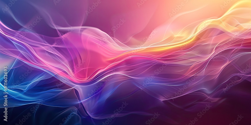Abstract colorful wavy lines. Abstract colorful wavy lines.