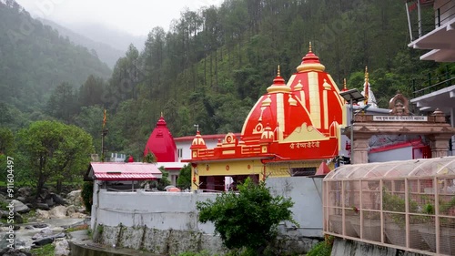 Shri Neeb Karori Baba Ashram is a small temple complex located on the banks of the Kosi River in the Kumaon region of Uttarakhand, India. photo