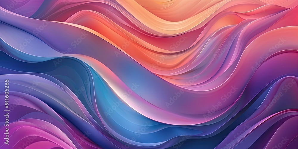 Abstract purple and blue wavy background. Abstract purple and blue wavy background.