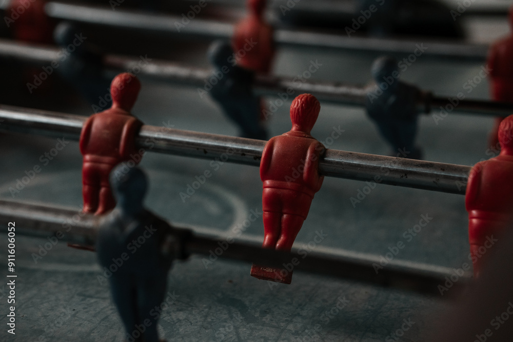 Football table, foosball soccer, fun and games Football table, foosball soccer, fun and games