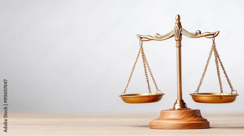 A close-up of a golden balance scale symbolizing justice and fairness, set against a neutral background for legal themes. A close-up of a golden balance scale symbolizing justice and fairness, set against a neutral background for legal themes.