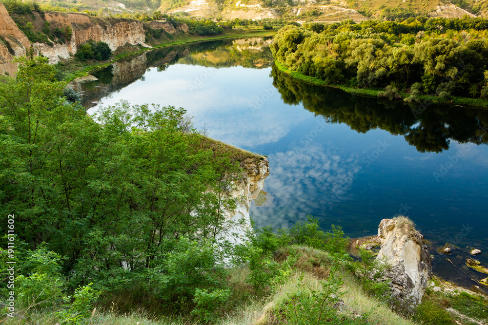 Photo with beautiful landscape and wonderful nature from the north of the Republic of Moldova, Europe. The Dniester River, the most important in Moldova. Photo with beautiful landscape and wonderful nature from the north of the Republic of Moldova, Europe. The Dniester River, the most important in Moldova.