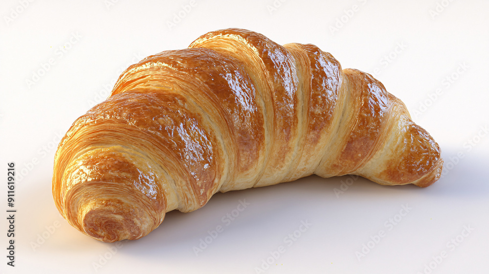 croissant isolated on white background croissant isolated on white background