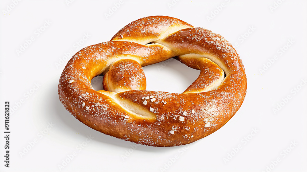 a pretzel isolated on white background a pretzel isolated on white background