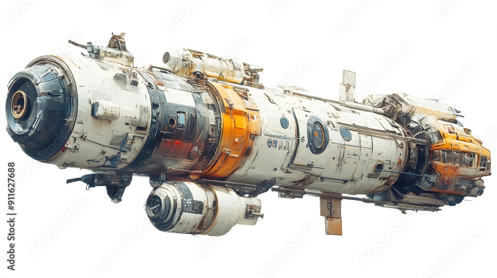 Png space lab sticker, 3D rendering, transparent background Png space lab sticker, 3D rendering, transparent background