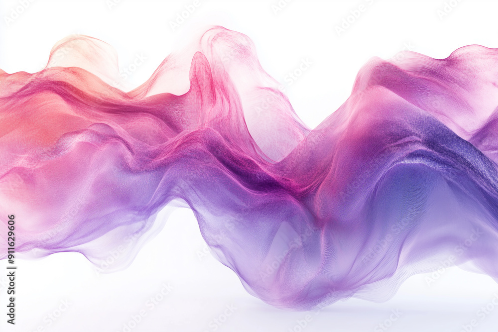 Sound waves of effect isolate on white background Sound waves of effect isolate on white background
