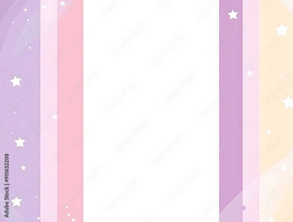 Dream cute frame background with stars and clouds design Dream cute frame background with stars and clouds design