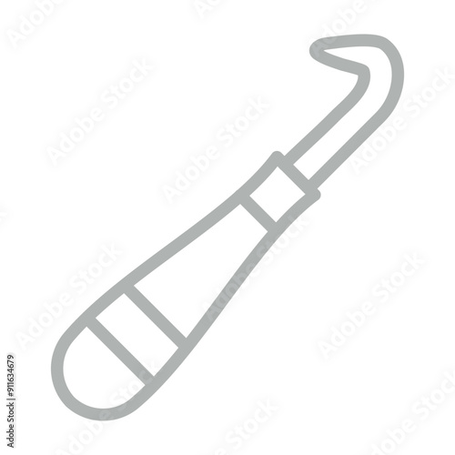 Photos Crochethook Vector Line Grey Icon Design