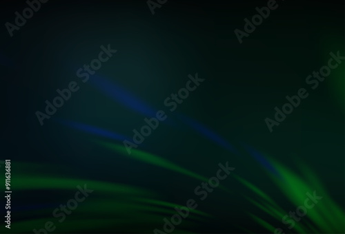 Dark Blue, Green vector blurred bright pattern.