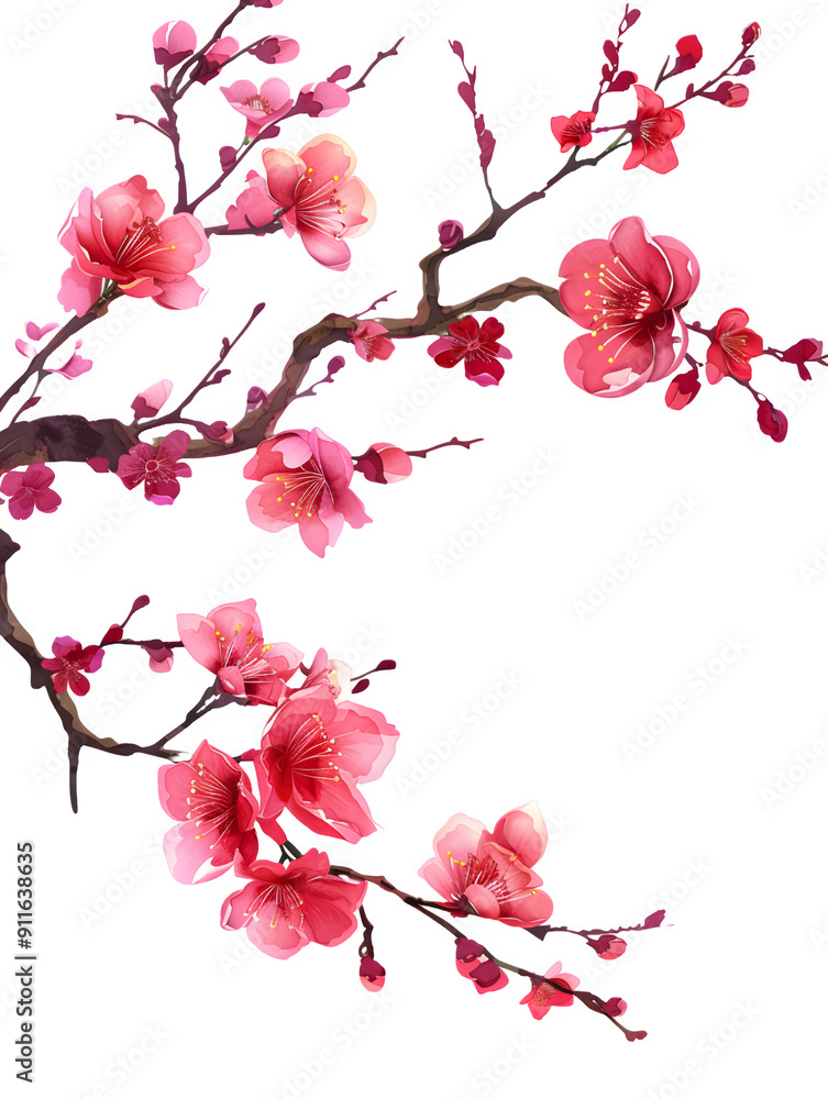 Naklejka premium cherry blossom sakura