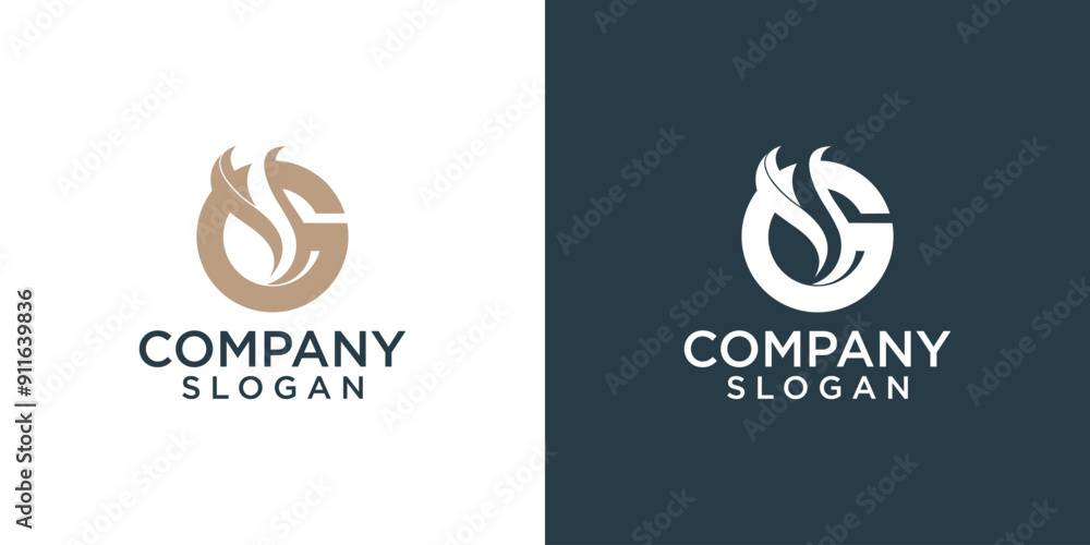 initial letter G logo vector design initial letter G logo vector design