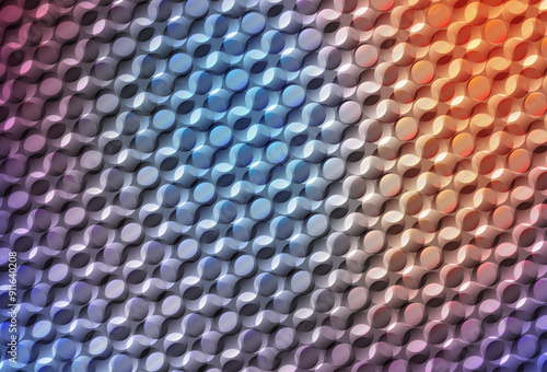 Light Blue, Red vector template with circles.