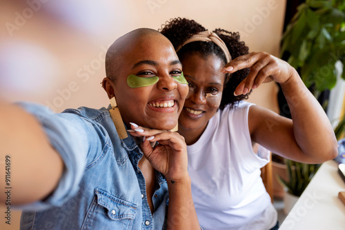 Mother and Daughter Spa Selfie  photo