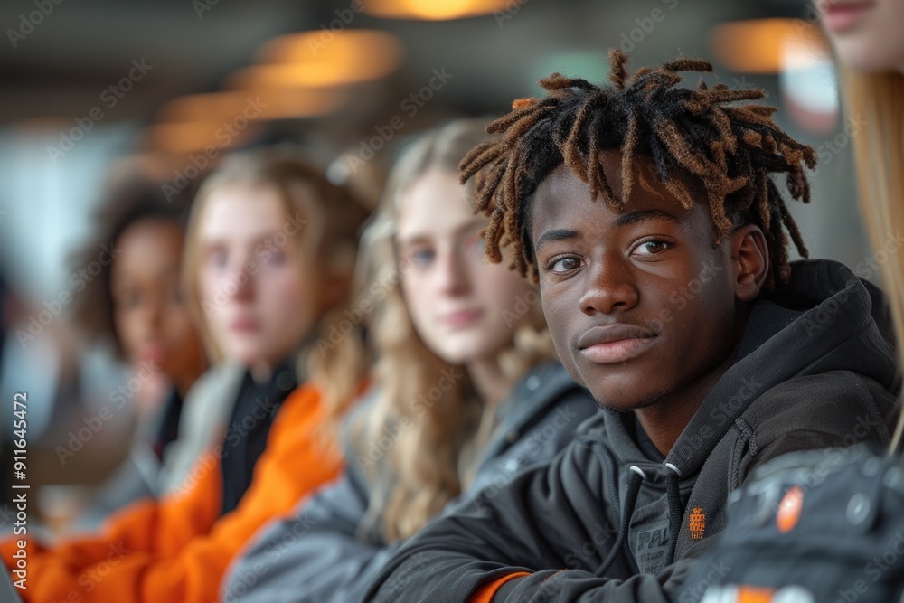 Portrait of a Young Man with Dreadlocks Looking Directly at the Camera Portrait of a Young Man with Dreadlocks Looking Directly at the Camera