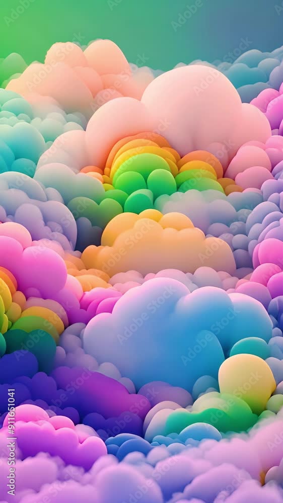 Colorful rainbow smoke cloud spreading bright wallpaper of promotion, design, trendy abstract background. Vertical. Colorful rainbow smoke cloud spreading bright wallpaper of promotion, design, trendy abstract background. Vertical.