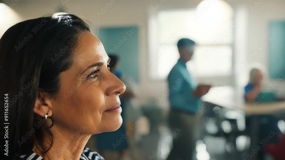 Old Woman Teacher in Classroom Setting, Focused on Thought - education, learning, teaching, mature
Old Woman Teacher in Classroom Setting, Focused on Thought - education, learning, teaching, mature